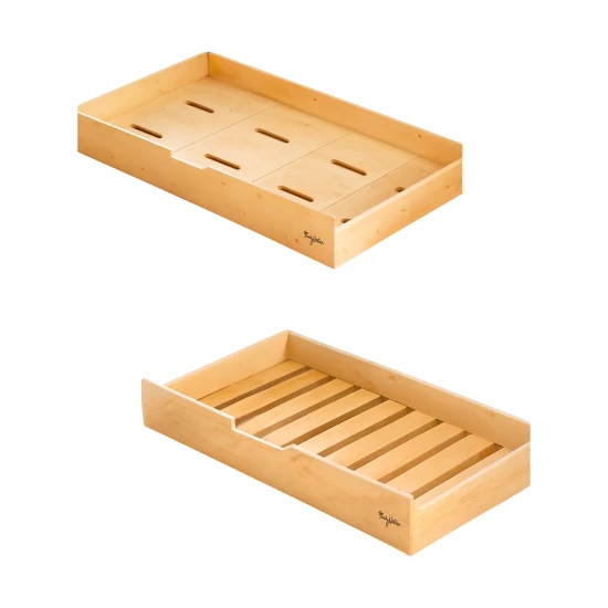 Evi Montessori Výsuvná postel a zásuvka pro postele 200 x 90 cm – Family Nation FN-MONT-EVI200-CASS1