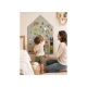 MagneKids Magnetická nástěnná tabule Domeček Šalvějově zelená 70 x 44 cm MagneKids Magnetická nástěnná tabule Domeček Šalvějově zelená 70 x 44 cm – Family Nation FN-MONT-MKIDS-H70-SAGE