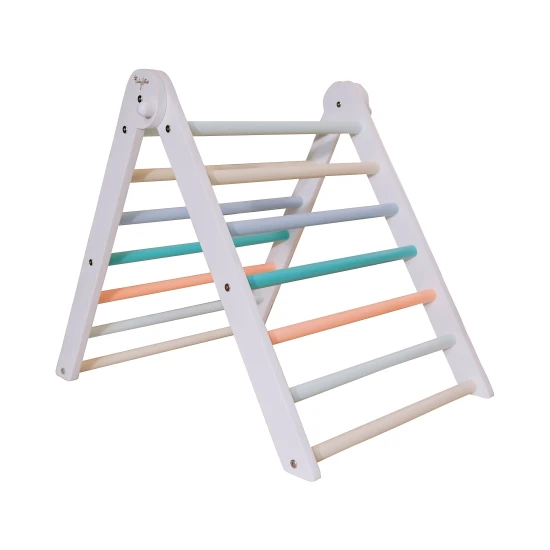 Montessori Pikler trojúhelník Rainbow Sunny Beach – Family Nation FN-MONT-PIK-SB