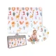 Montessori Skládací hrací podložka 2 v 1 Animal Friends 180 x 150 cm Montessori Skládací hrací podložka 2 v 1 Animal Friends 180 x 150 cm – Family Nation FN-MONT-TAPF-AN