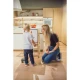 Montessori Učící věž 3 v 1 Přírodní s magnetickou tabulí – Family Nation FN-MONT-TORMAG-NA