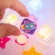 Senzorické svítící kostky do vody Glo Pals, 6 ks - SPACE