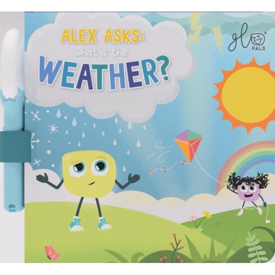 Interaktivní svítící kniha Glo Pals, Alex se ptá: Jaké je dnes počasí?, série Light-Up Library