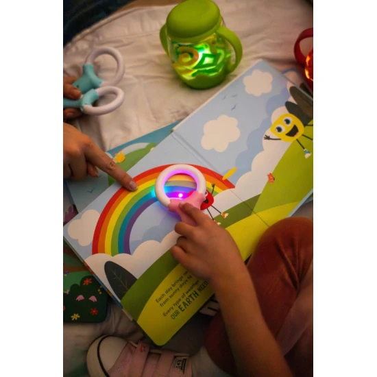 Interaktivní svítící kniha Glo Pals, Alex se ptá: Jaké je dnes počasí?, série Light-Up Library