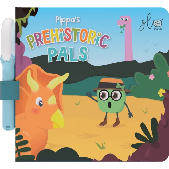 Interaktivní svítící kniha Glo Pals, Pippiny pravěké kamarádky, série Light-Up Library