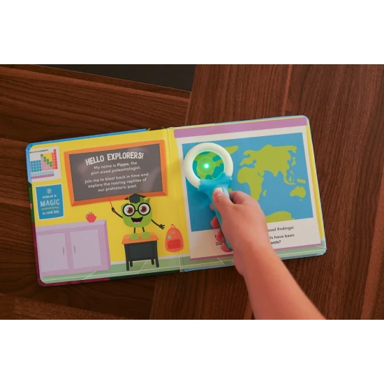 Interaktivní svítící kniha Glo Pals, Pippiny pravěké kamarádky, série Light-Up Library