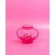 Senzorická lahvička mini se silikonovými doplňky Glo Pals, Pink, dárkový set