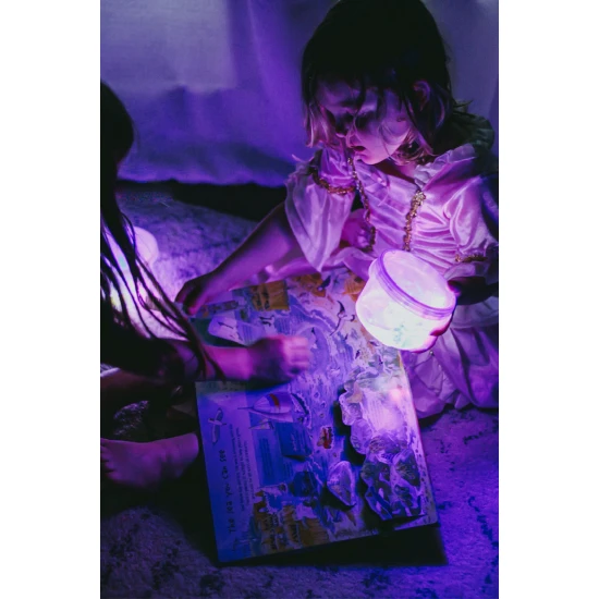 Glo Pals Senzorické svítící kostky Lumi svítící kostky do vany pro děti, rozzářené ve vodě.