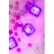 Glo Pals Senzorické svítící kostky Lumi svítící kostky do vany pro děti, rozzářené ve vodě.