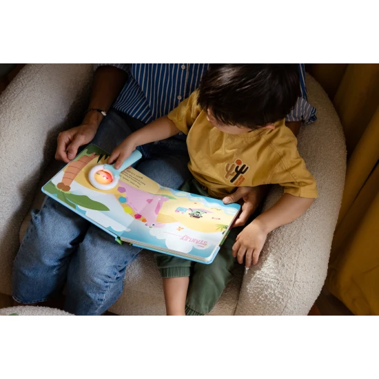 Interaktivní svítící kniha Light-Up Library Pippiny pravěké kamarádky