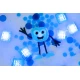 Glo Pals Sada Figurka Blair a 2 senzorické kostky do vody – svítící hračka do vany pro děti.