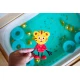Glo Pals Sada Figurka Daniel Tiger a 2 senzorické kostky do vody – svítící hračka do vany pro děti.
