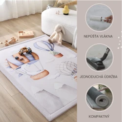 Dětský koberec Dinosaur Balloons 1.7 x 1.2 m