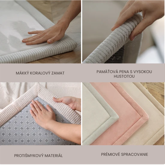 Dětský koberec Dinosaur Balloons pro bezpečné a pohodlné hraní.