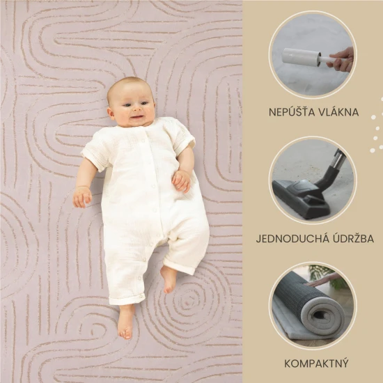 Dětský koberec Zenová zahrada pro bezpečné a pohodlné hraní.