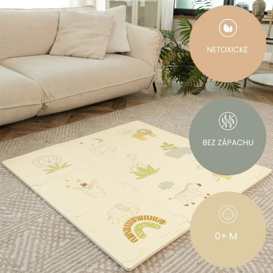 Vytvořte si fantastické puzzle safari s kreslenými motivy.