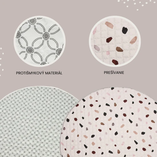 Stylová a praktická podložka pro hraní doma i venku.