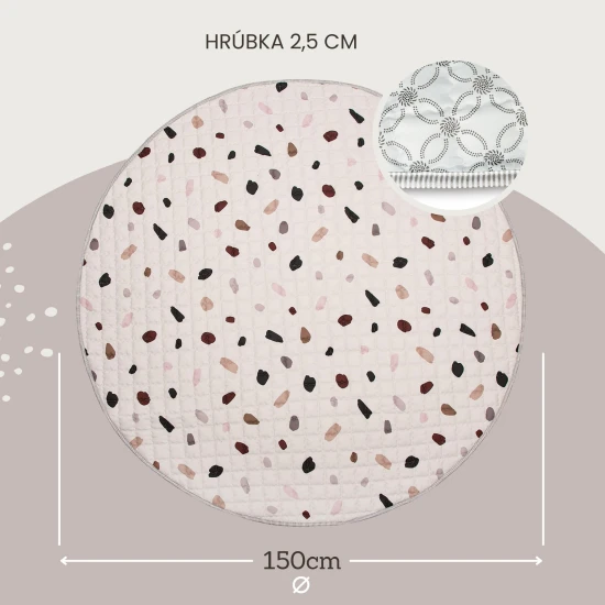 Stylová a praktická podložka pro hraní doma i venku.