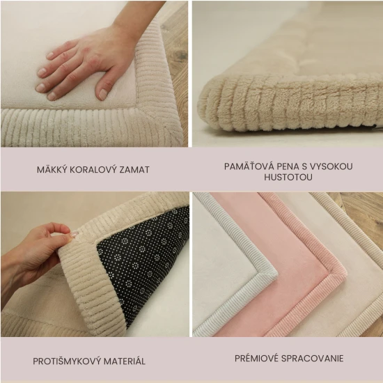 Hakuna Matte Dětský koberec Rainbow Elephant 1.7 x 1.2 m Dětský koberec Rainbow Elephant pro bezpečné a pohodlné hraní.