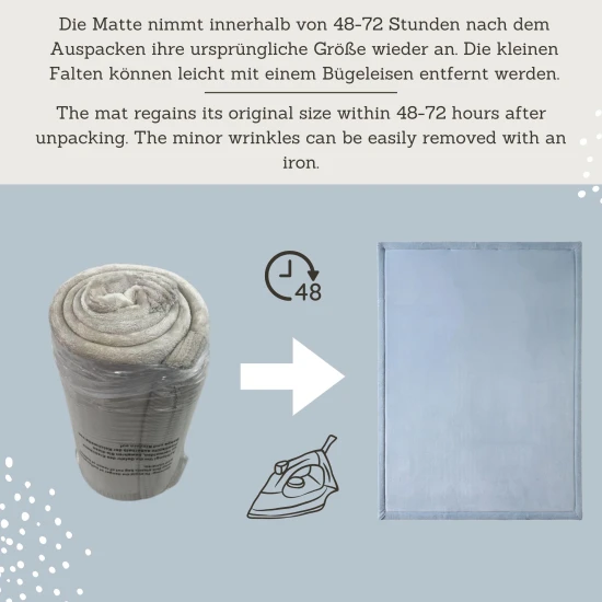 Hakuna Matte Dětský koberec Sky Blue 2 x 1,5 m Dětský koberec v modré barvě pro bezpečné a pohodlné hraní.