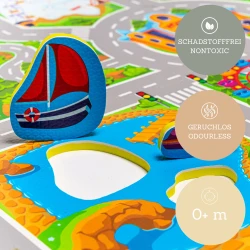 Hrací podložka Puzzle Vacation 1.2 x 1.2 m Hrací podložka Puzzle Vacation 1.2 x 1.2 m
