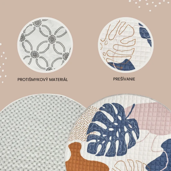 Stylová a praktická podložka pro hraní doma i venku.