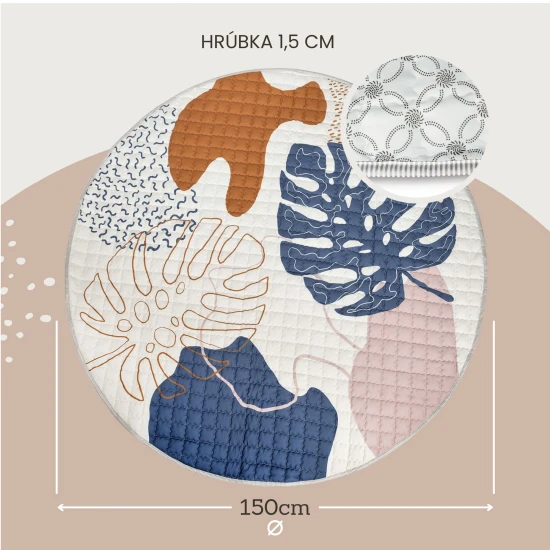 Stylová a praktická podložka pro hraní doma i venku.