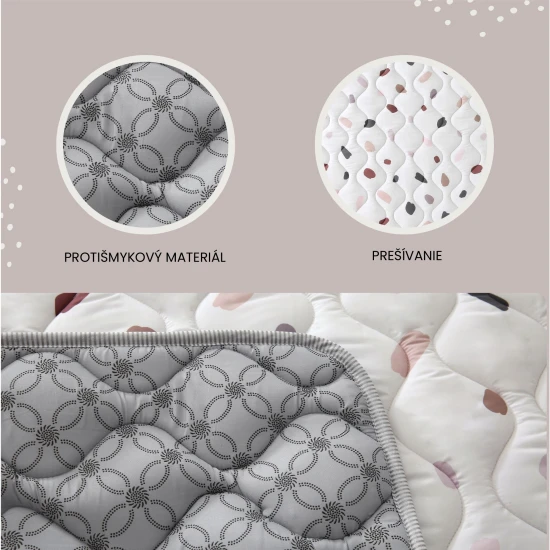 Stylová a praktická podložka pro hraní doma i venku.