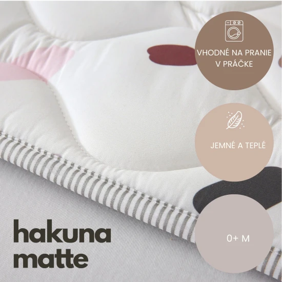 Stylová a praktická podložka pro hraní doma i venku.