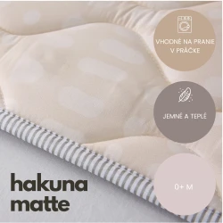 Hrací podložka prošívaná Hygge beige 1.27 x 1.27 m Hrací podložka prošívaná Hygge beige 1.27 x 1.27 m