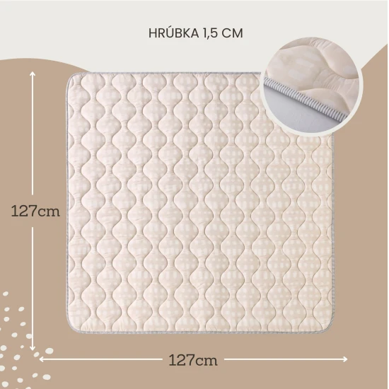 Stylová a praktická podložka pro hraní doma i venku.