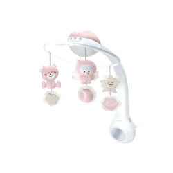 Infantino Hudební kolotoč s projekcí 3v1 Dusty Pink