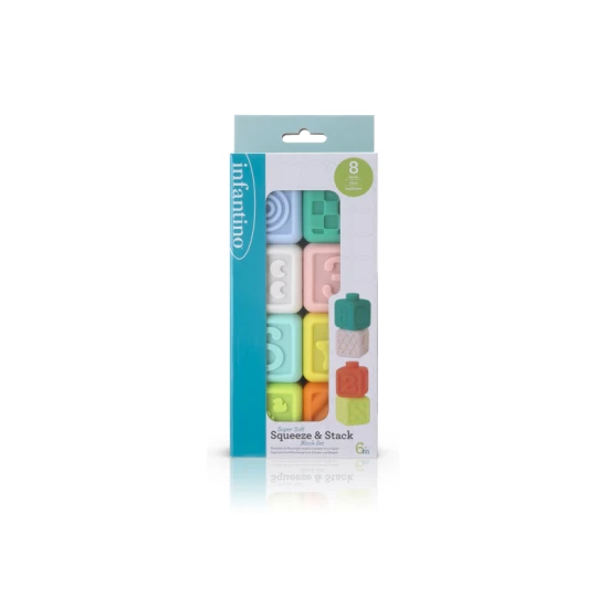 Infantino Kostky Squeeze & Stack 8 ks