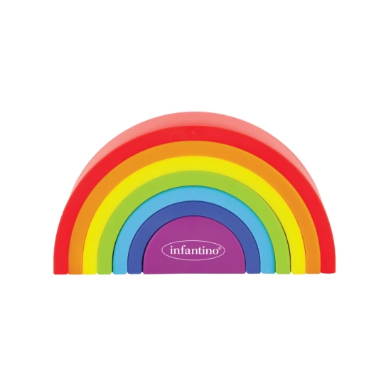Infantino Skládačka duha Magic Rainbow