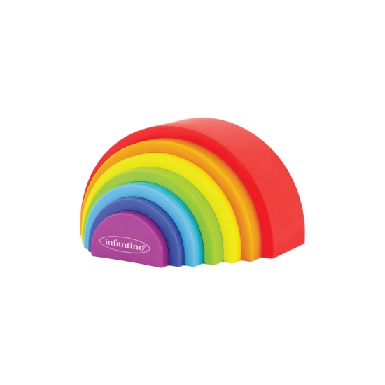 Infantino Skládačka duha Magic Rainbow