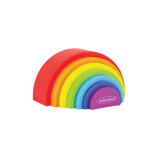Infantino Skládačka duha Magic Rainbow