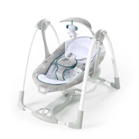 Konvertibilní vibrující houpačka s melodií Nash 2v1, 0m+ do 9 kg Ingenuity 12055-1