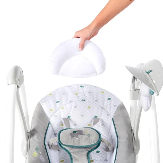 Konvertibilní vibrující houpačka s melodií Nash 2v1, 0m+ do 9 kg Ingenuity 12055-1