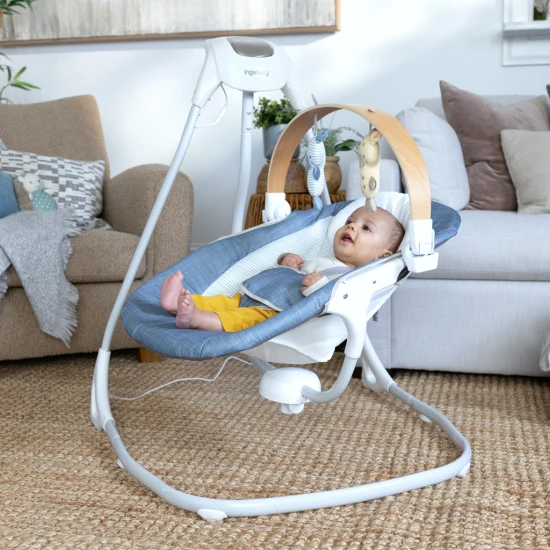 Pohupující hudební houpačka Chambray 0m+, do 9 kg Pohupující hudební houpačka Chambray 0m+, do 9 kg Ingenuity 16927-1