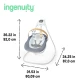 Pohupující hudební houpačka Chambray 0m+, do 9 kg Pohupující hudební houpačka Chambray 0m+, do 9 kg Ingenuity 16927-1