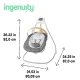 Pohupující hudební houpačka Parker™ 0m+, do 9 kg Pohupující hudební houpačka Parker™ 0m+, do 9 kg Ingenuity 16926-1