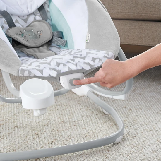 Velká houpačka s vibrujícím lehátkem a melodií USB 2v1 Raylan 0m+ do 9 kg Ingenuity 11791-1