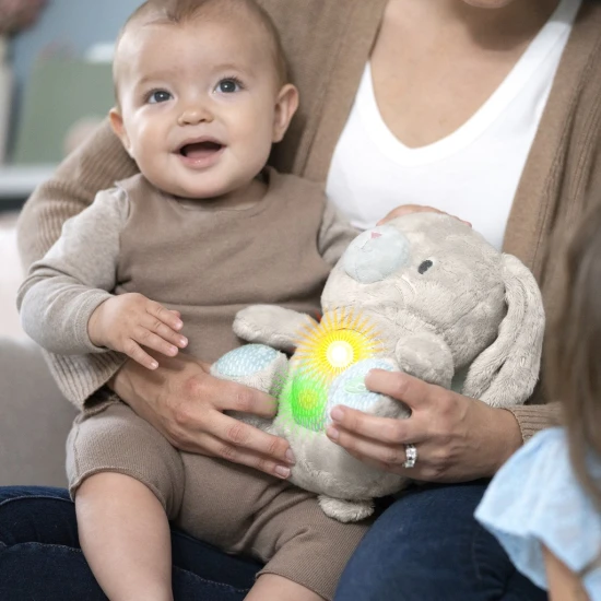 Plyšová uklidňující hračka s melodiemi zajíček Sylvi™ 0m+ Plyšová uklidňující hračka s melodiemi zajíček Sylvi™ 0m+ Ingenuity 12920-6