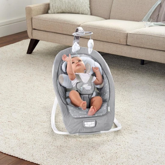 Vibrující houpátko s melodií Cuddle Lamb 0m+ do 18 kg, 2019 Vibrující houpátko s melodií Cuddle Lamb 0m+ do 18 kg, 2019 Ingenuity 12118-3