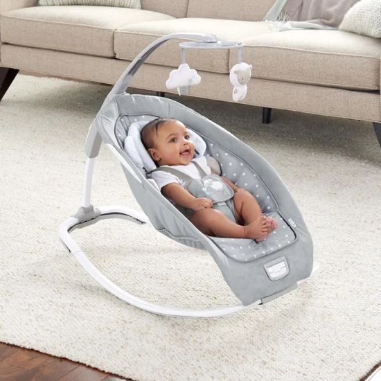 Vibrující houpátko s melodií Cuddle Lamb 0m+ do 18 kg, 2019 Vibrující houpátko s melodií Cuddle Lamb 0m+ do 18 kg, 2019 Ingenuity 12118-3