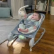 Masážní lehátko vibrující s melodií Happy Belly™ Rock-to-Bounce Parker™ 0m+ do 9 kg Ingenuity 16853-2