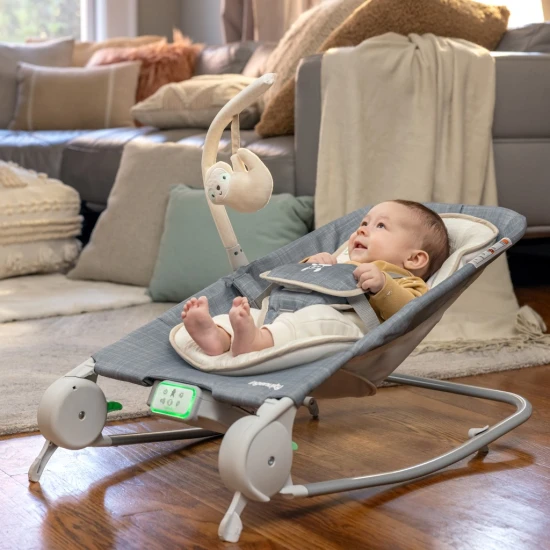 Masážní lehátko vibrující s melodií Happy Belly™ Rock-to-Bounce Parker™ 0m+ do 9 kg Ingenuity 16853-2
