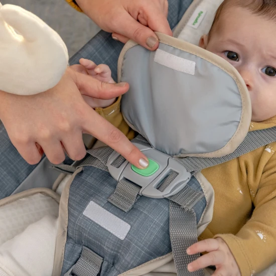Masážní lehátko vibrující s melodií Happy Belly™ Rock-to-Bounce Parker™ 0m+ do 9 kg Ingenuity 16853-2