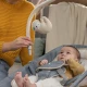 Masážní lehátko vibrující s melodií Happy Belly™ Rock-to-Bounce Parker™ 0m+ do 9 kg Ingenuity 16853-2