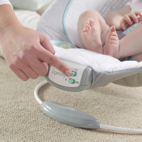 Lehátko vibrující s melodií Morrison 0m+ do 9 kg, 2019 Ingenuity 11203-3